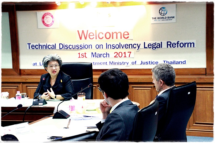 ﻿กรมบังคับคดีจัดประชุมเชิงเทคนิคแนวทางการปฏิรูปกฎหมายล้มละลาย 